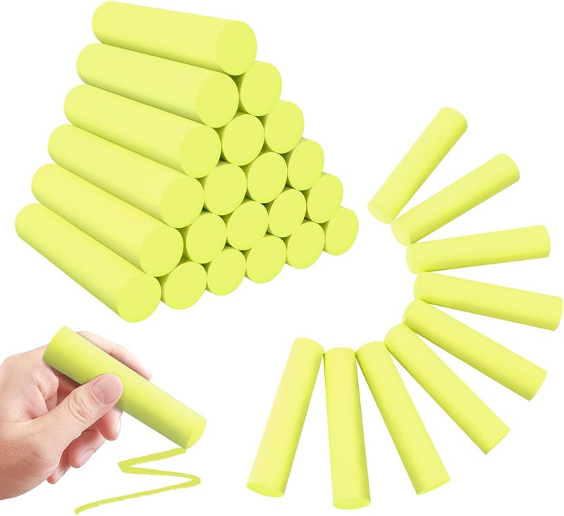 FELIZROCA 50 Pack Washable Sidewalk Chalks for Kids Non-Toxic Jumbo Chalk for Outdoor Art Play, Colored Chalk for Painting on Chalkboard, Blackboard and Playground - Image 1